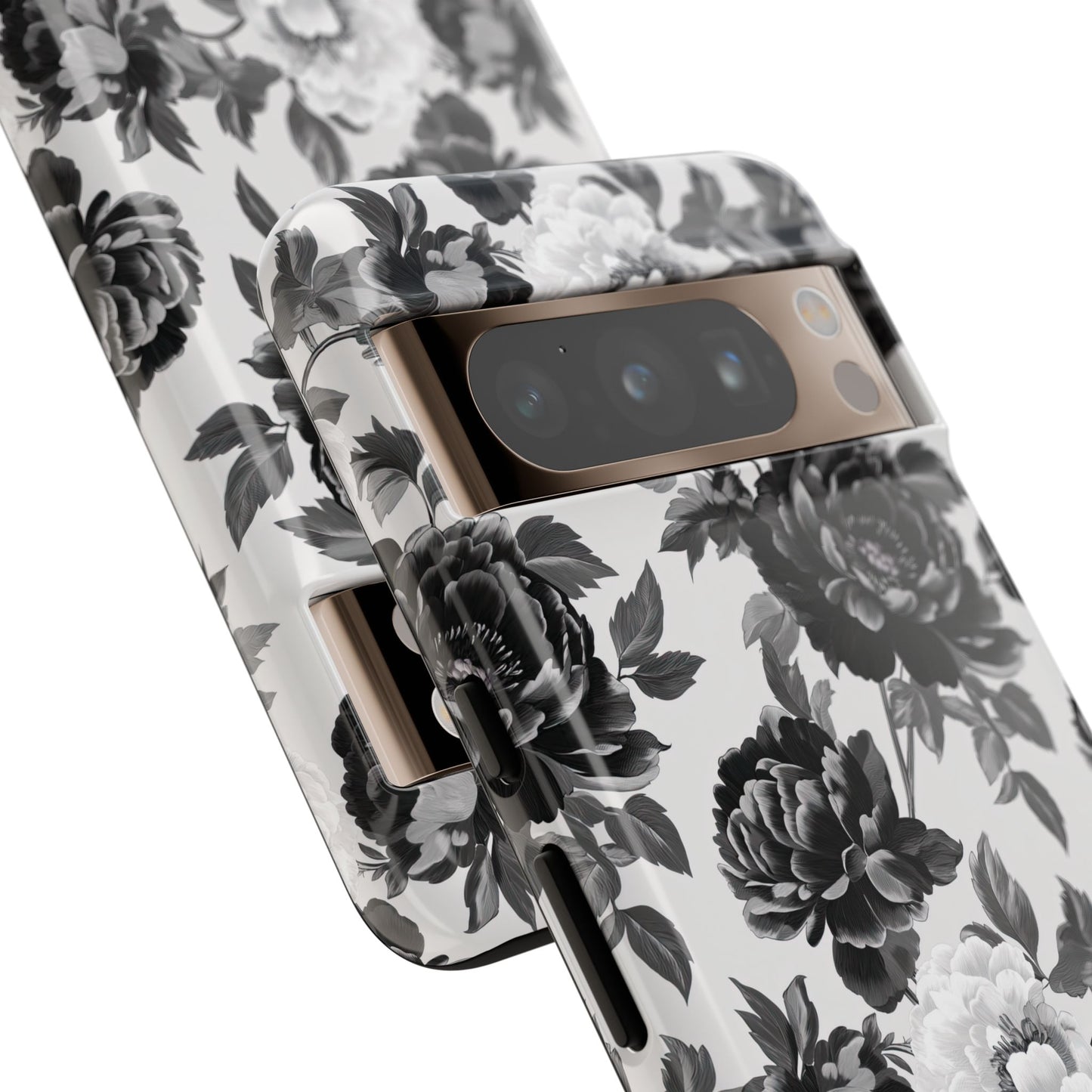 Grey Blossoms Phone Case