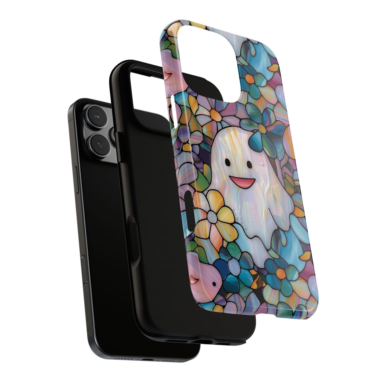 Ghostly Faux Glass Phone Case
