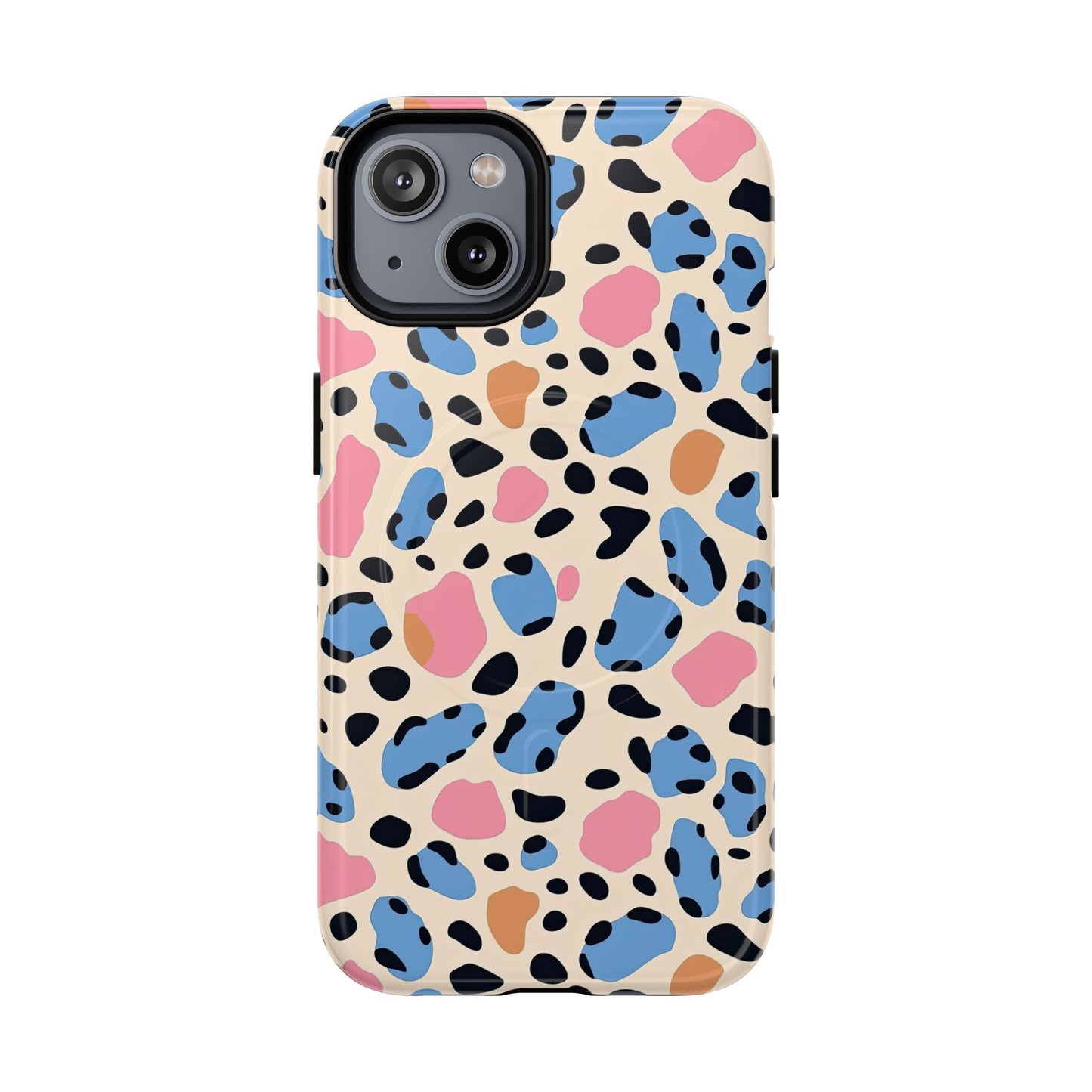 Terrazzo Leopard MagSafe Phone Case