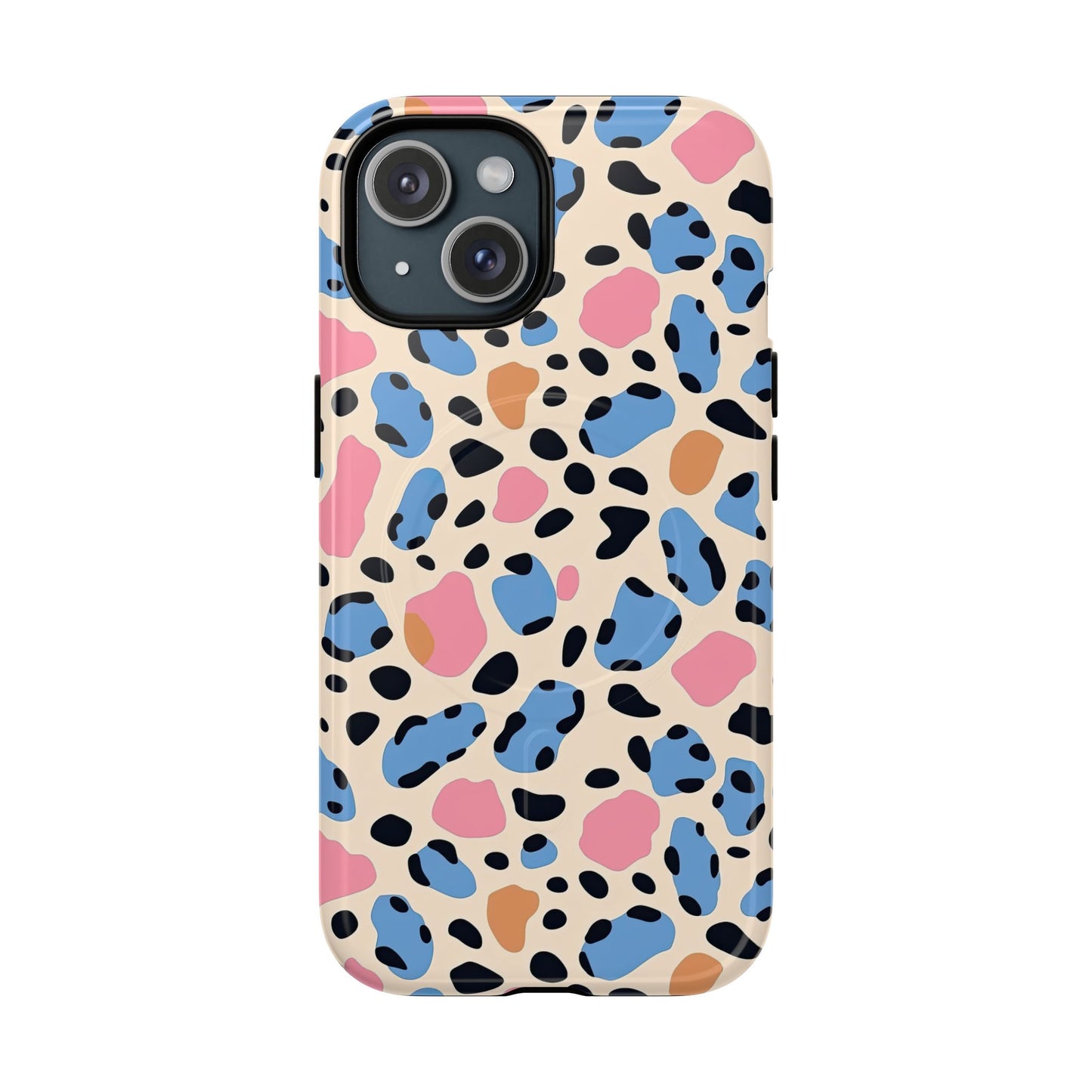 Terrazzo Leopard MagSafe Phone Case