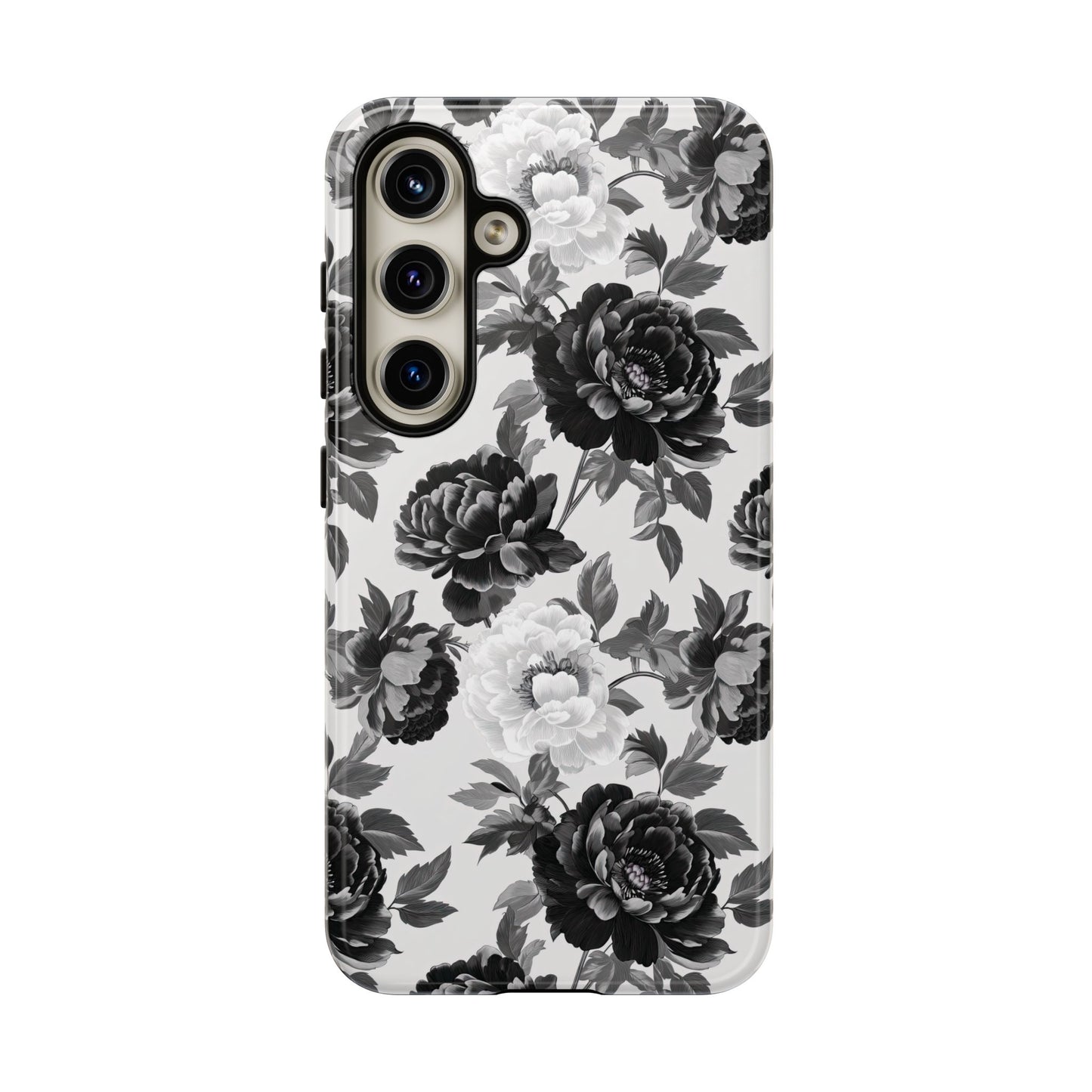 Grey Blossoms Phone Case