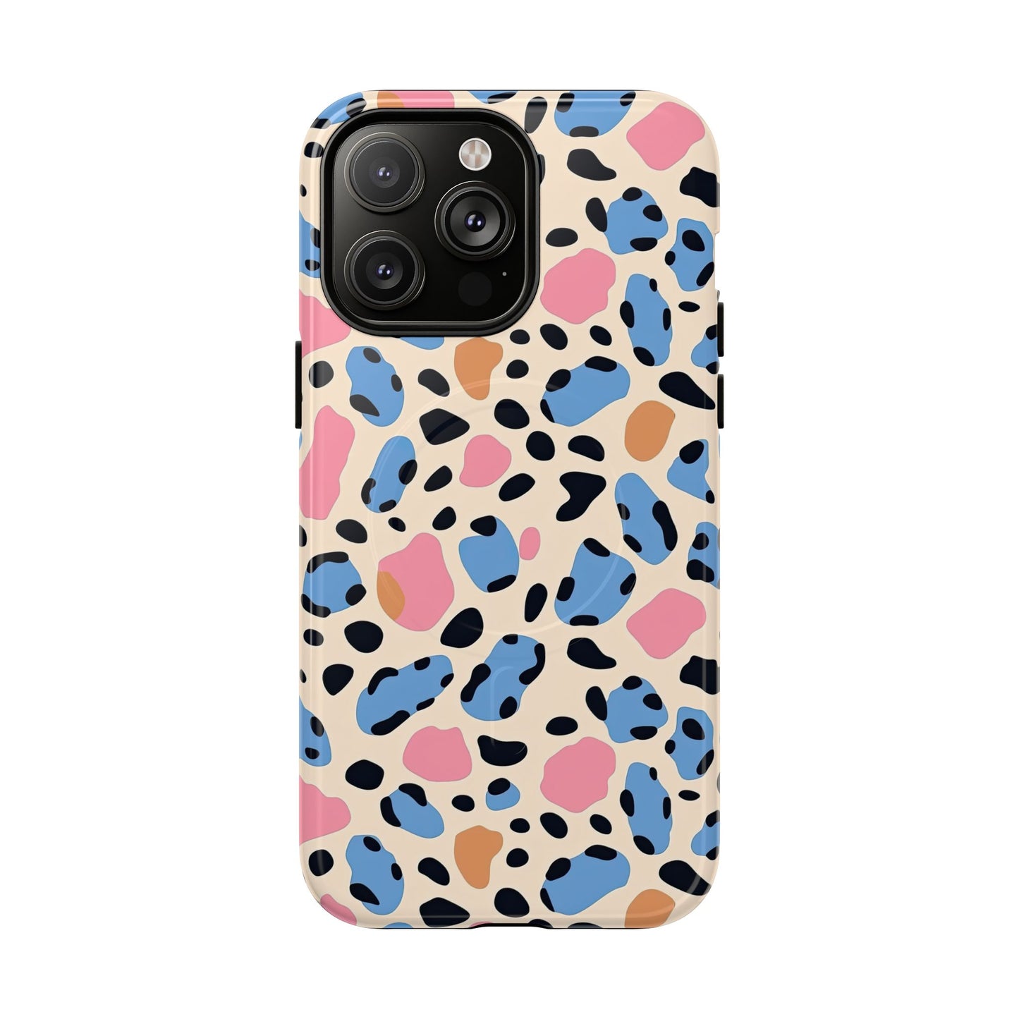 Terrazzo Leopard MagSafe Phone Case
