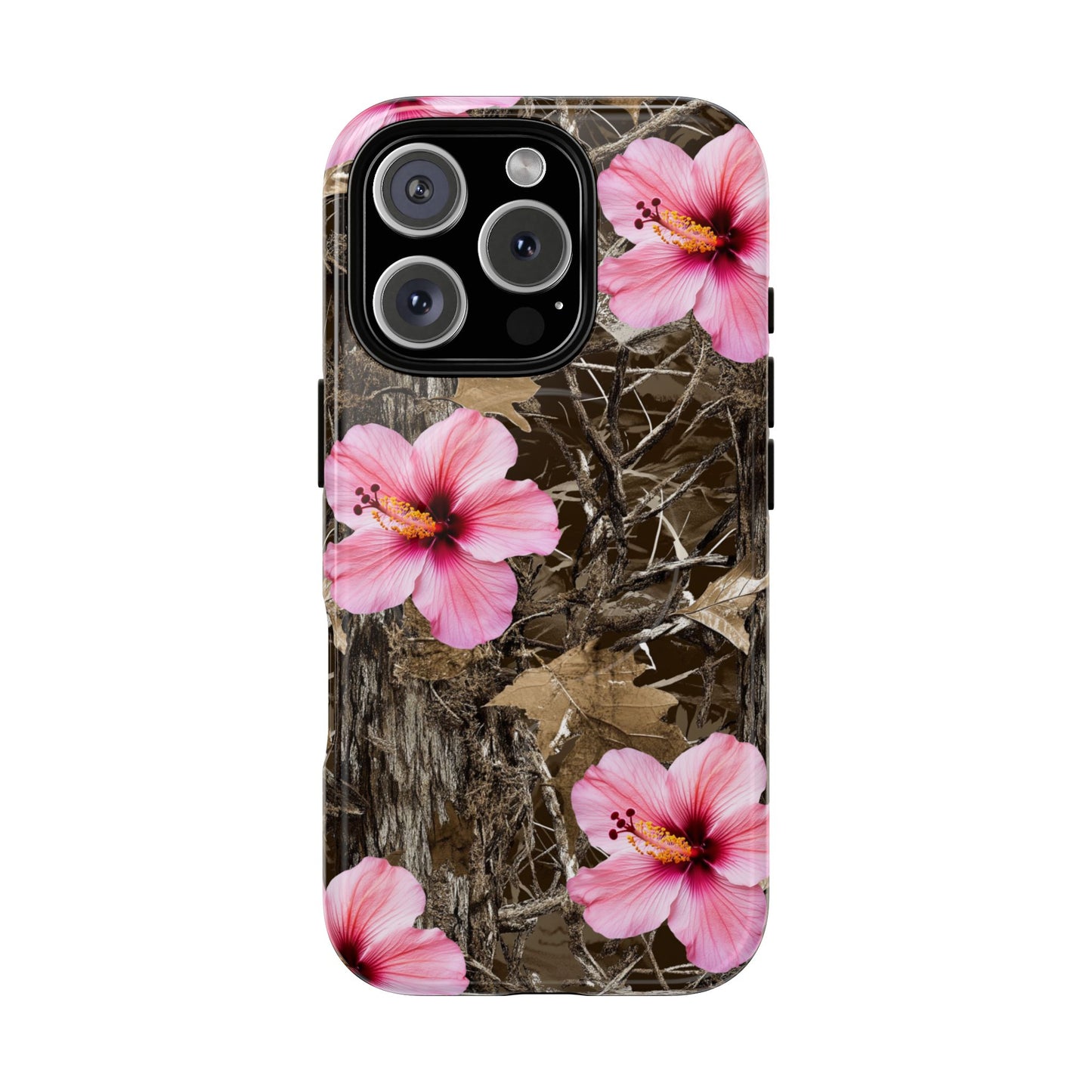 Hibiscus Camo MagSafe iPhone Case