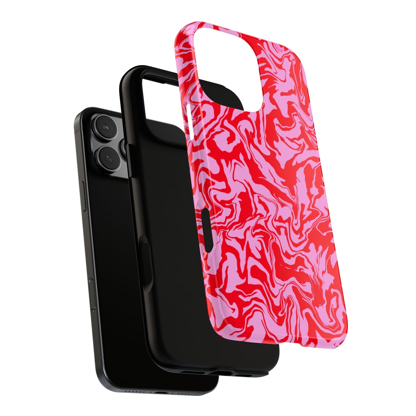 Dream Current | Pink and Red Swirl Phone Case