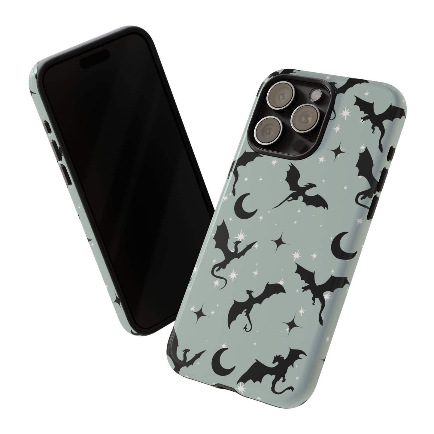 Mythic Night Dragon Phone Case Green