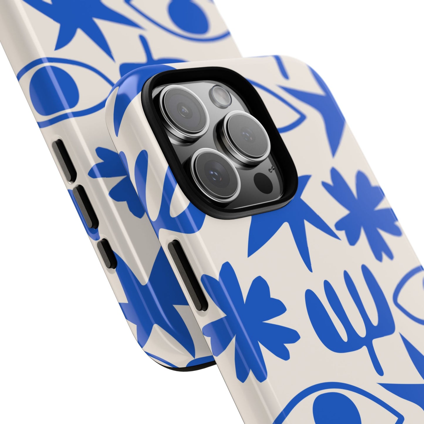 Eye Catcher Blue Phone Case