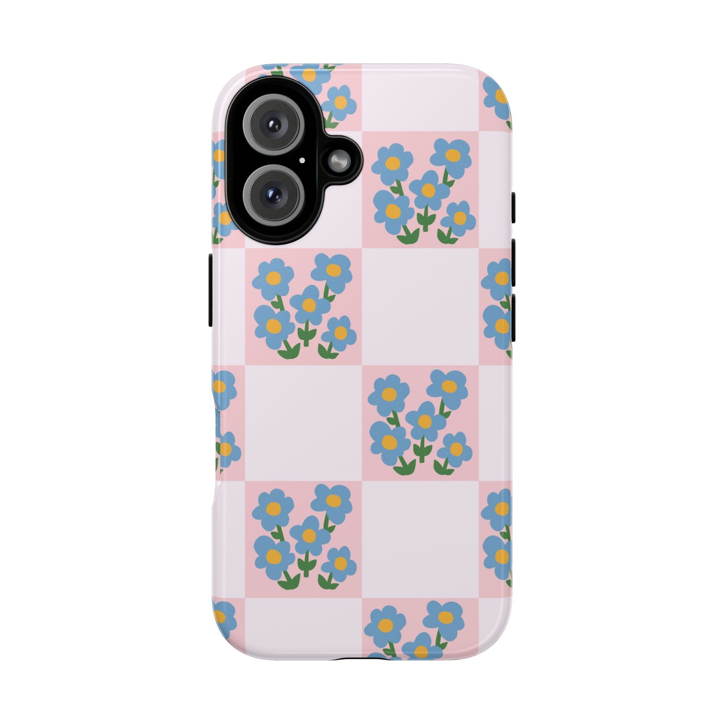 Garden Squares | Checkered Floral Phone Case