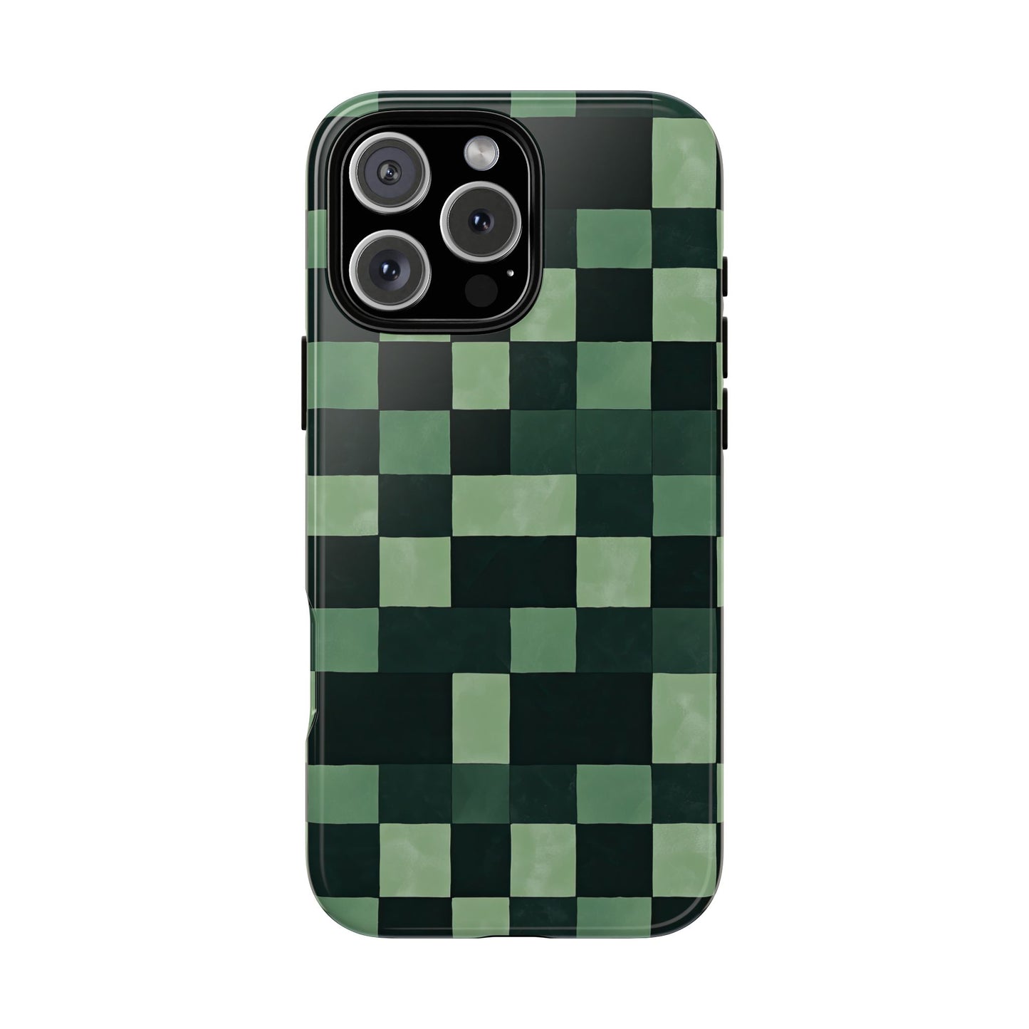 Emerald Grid Phone Case