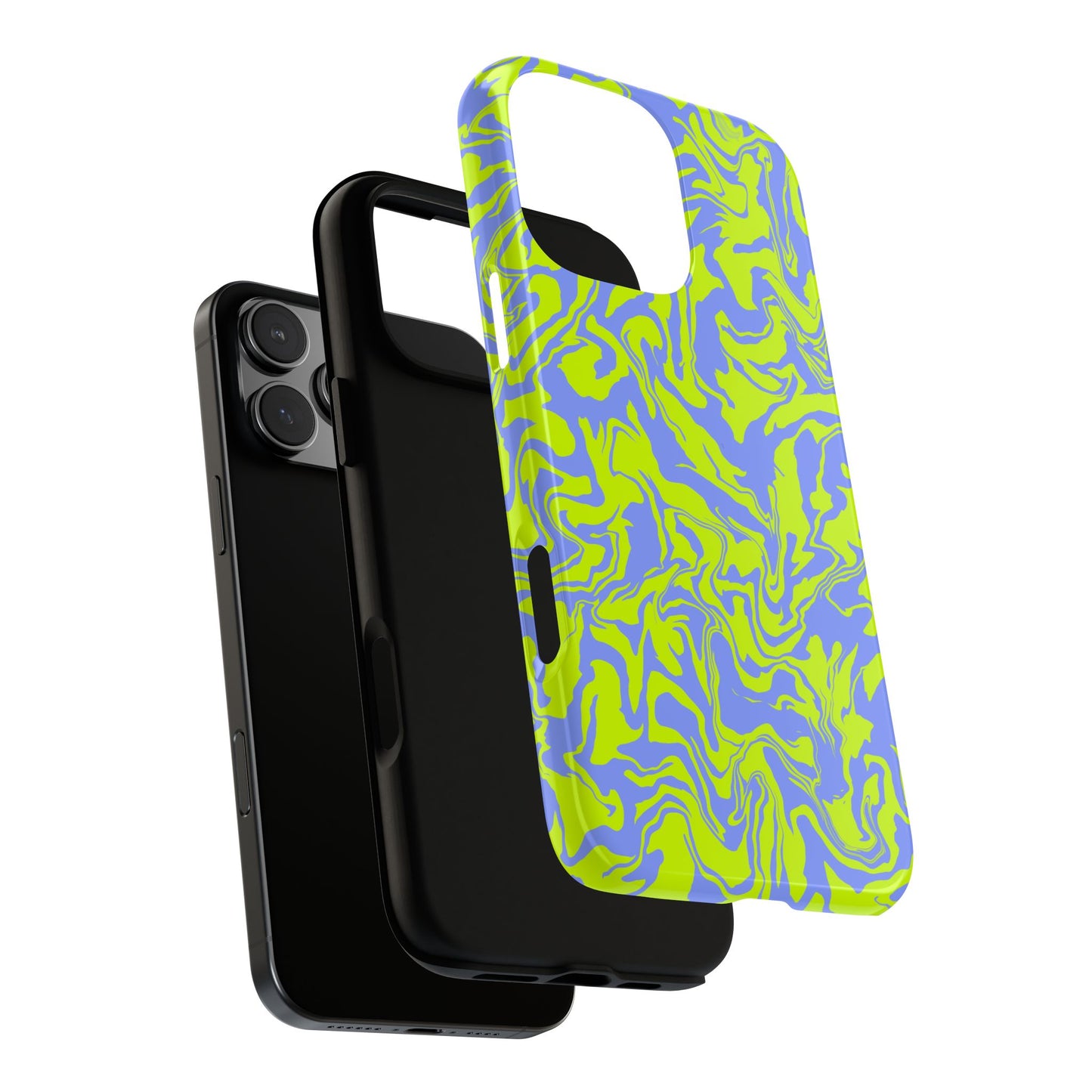 Dream Current | Lavender and Green Swirl Phone Case