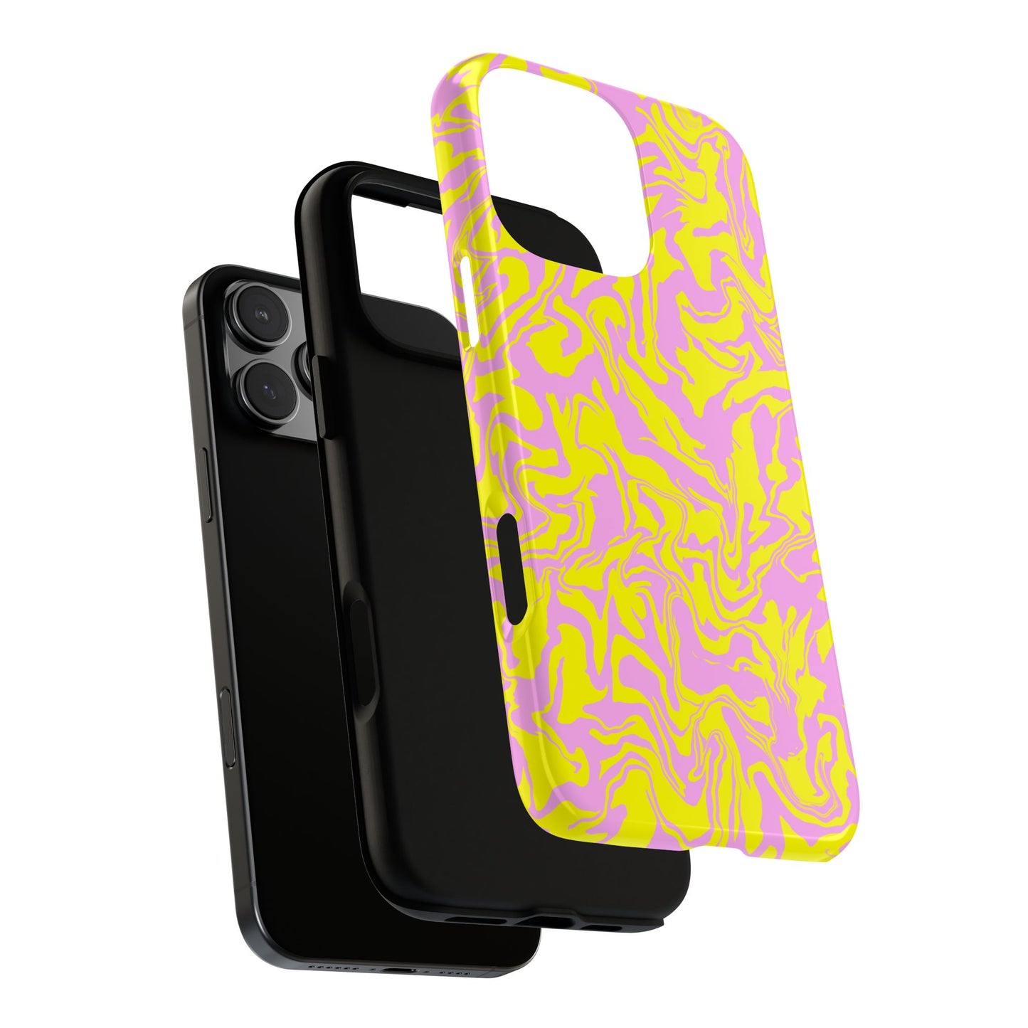 Dream Current | Pink and Yellow Swirl Phone Case