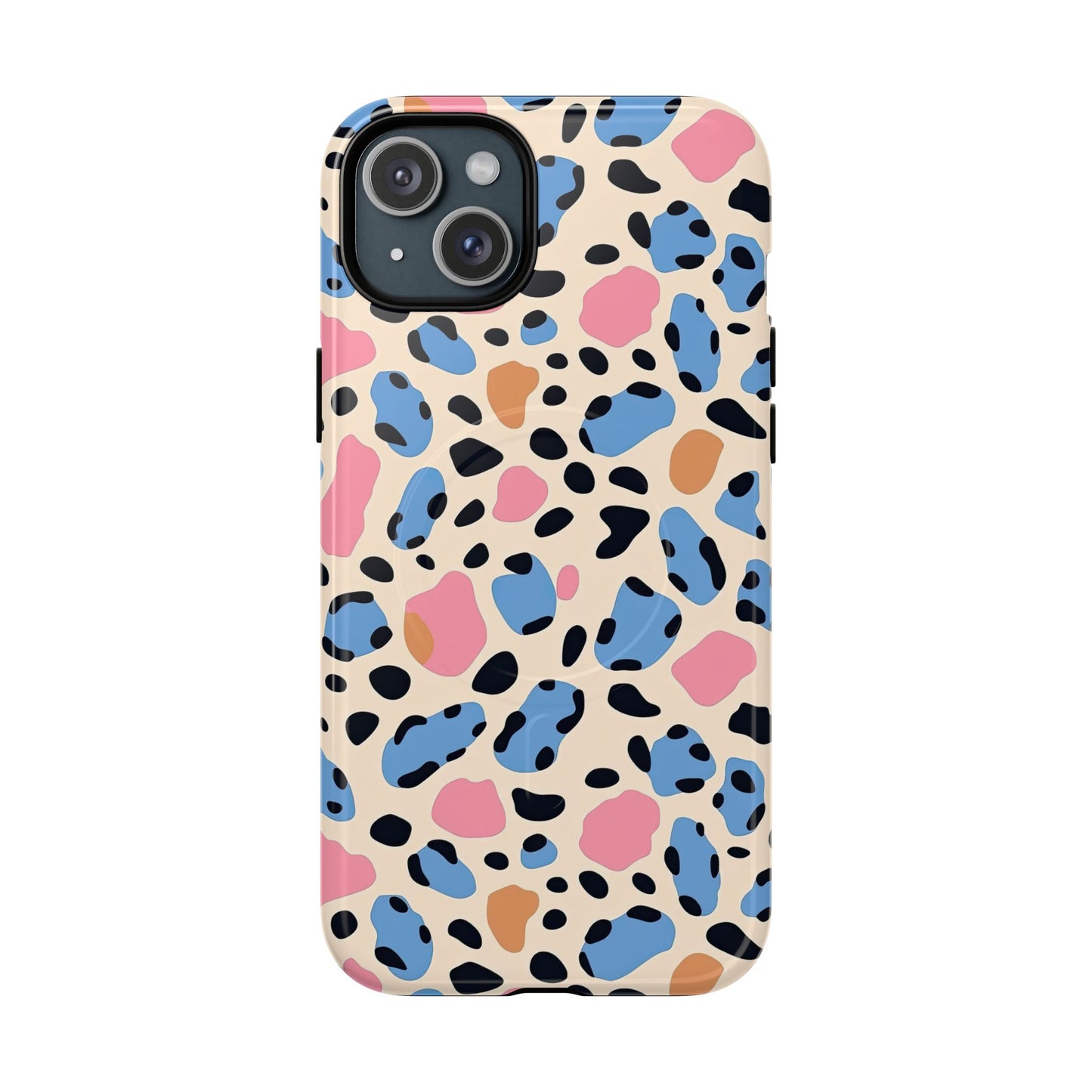 Terrazzo Leopard MagSafe Phone Case