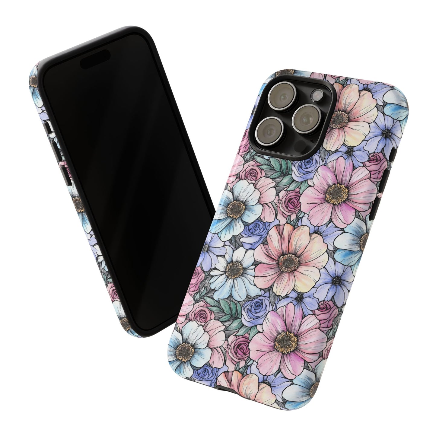 Flower Focused | Pastel Floral Phone Case