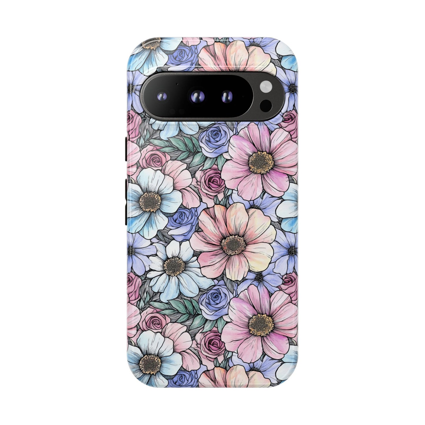 Flower Focused | Pastel Floral Phone Case