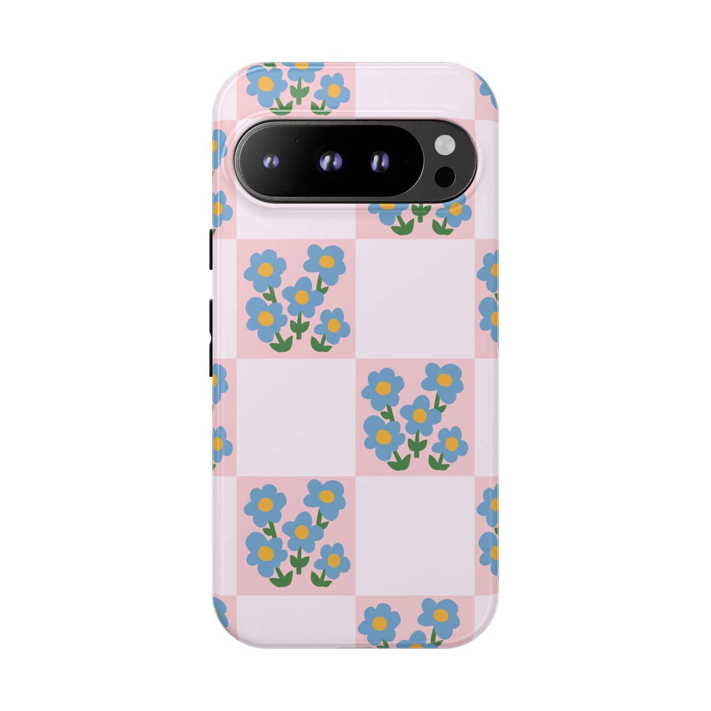 Garden Squares | Checkered Floral Phone Case