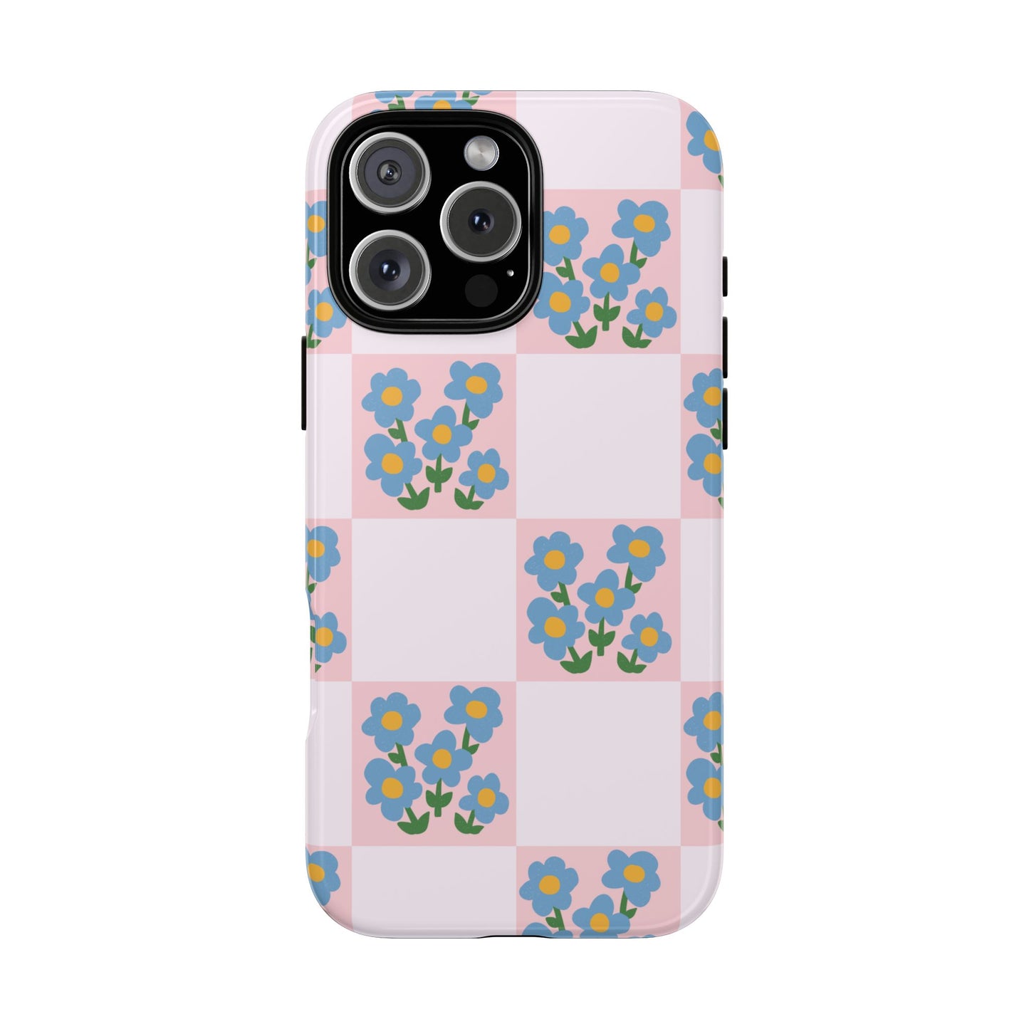 Garden Squares | Checkered Floral Phone Case