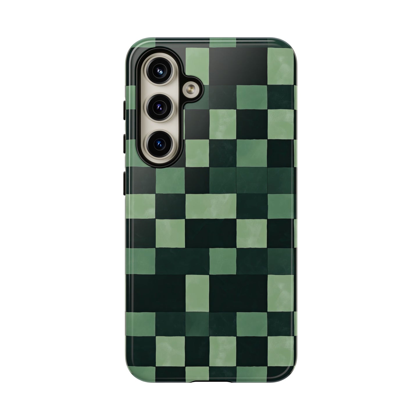 Emerald Grid Phone Case