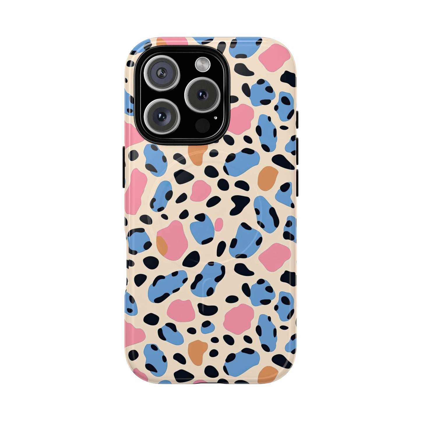 Terrazzo Leopard MagSafe Phone Case