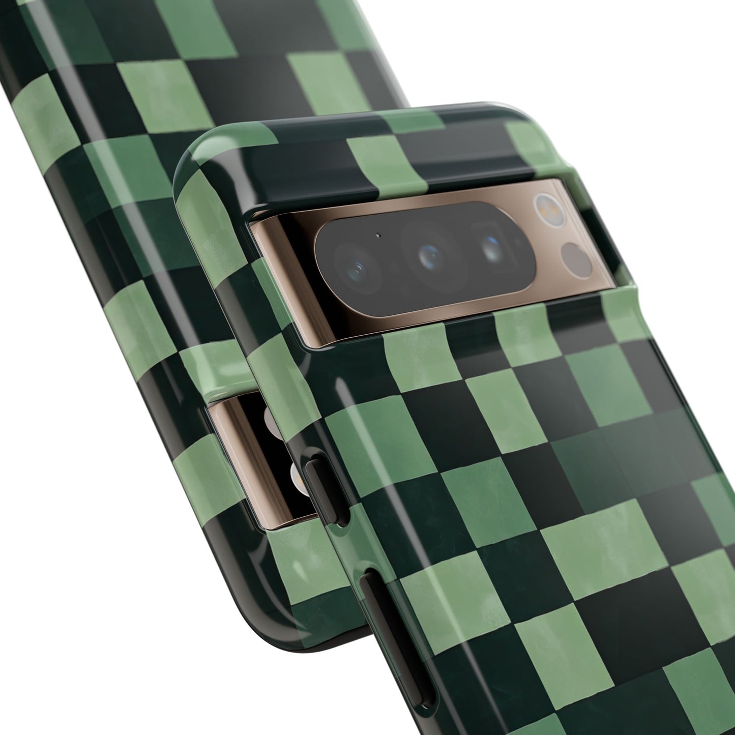 Emerald Grid Phone Case