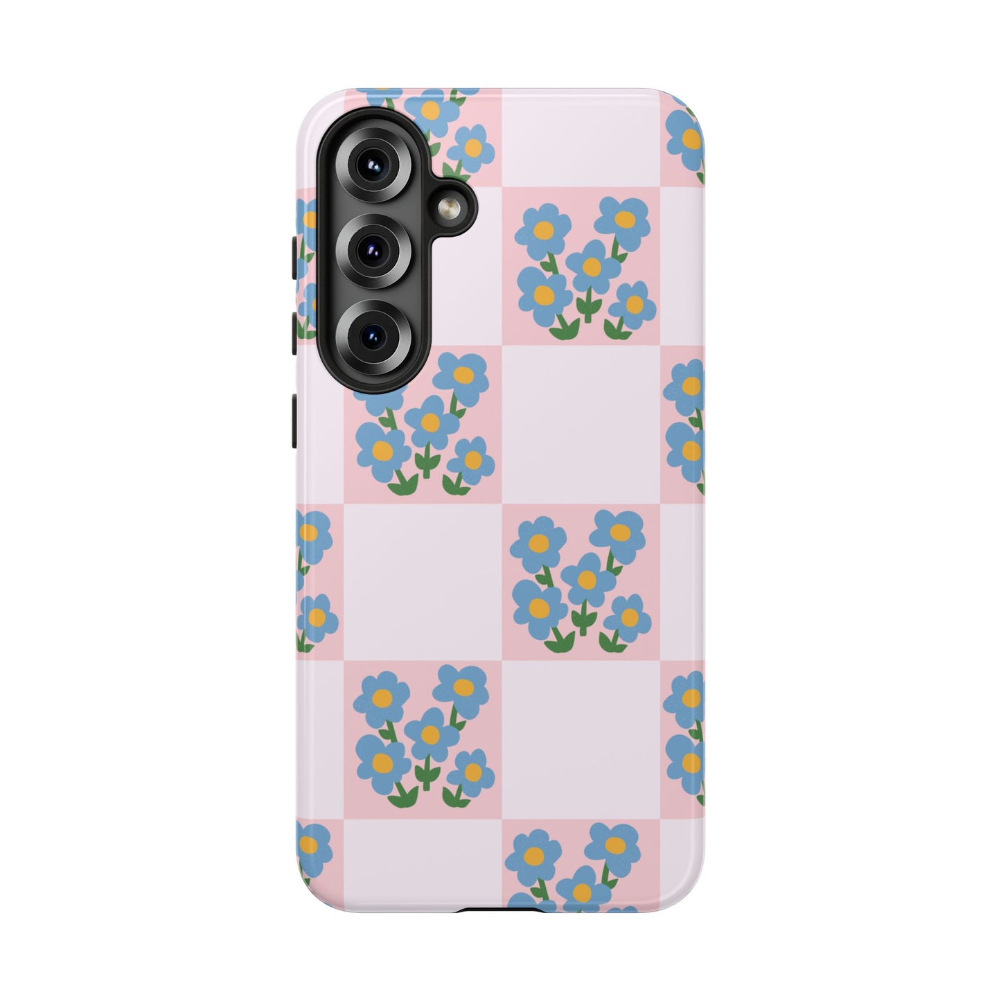 Garden Squares | Checkered Floral Phone Case