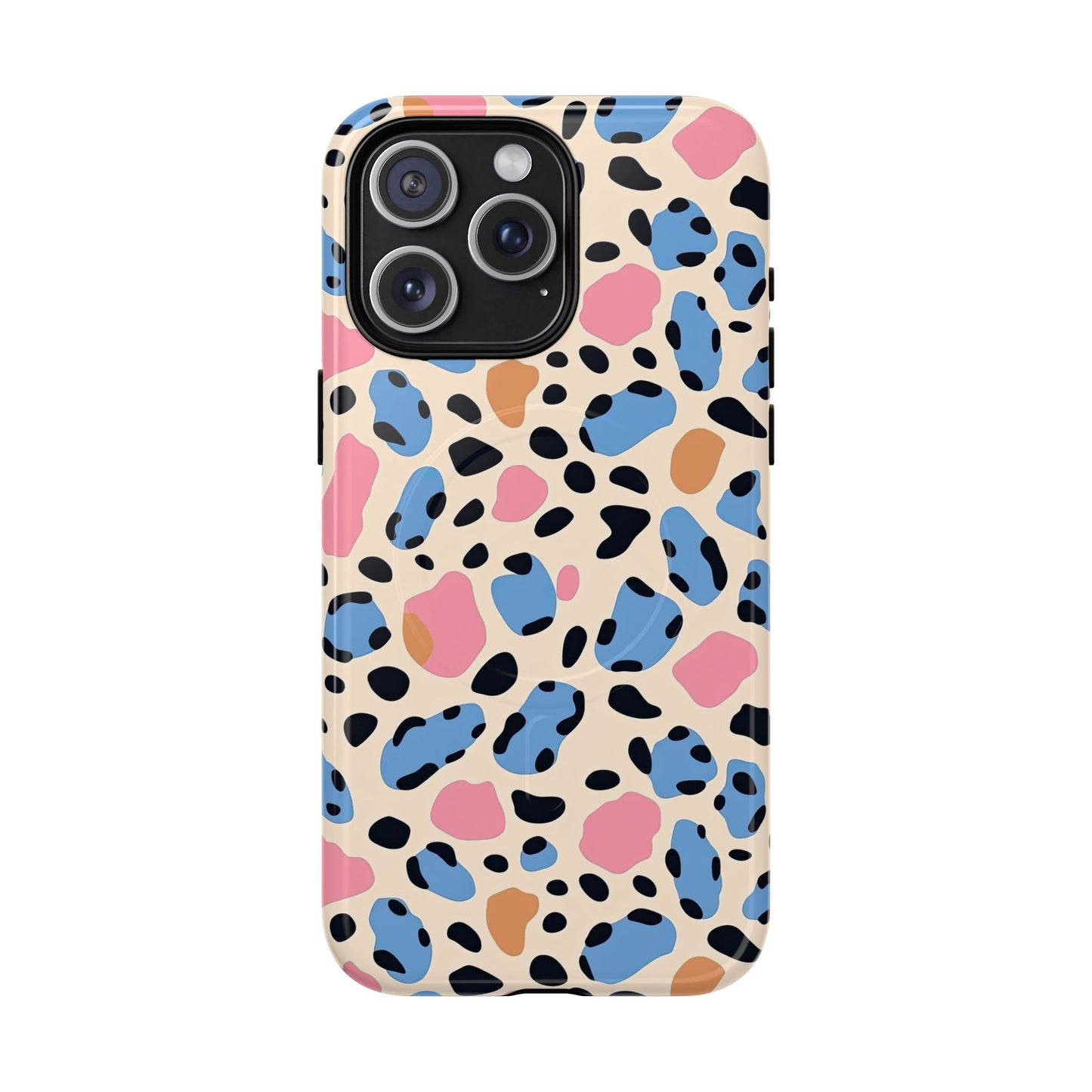 Terrazzo Leopard MagSafe Phone Case