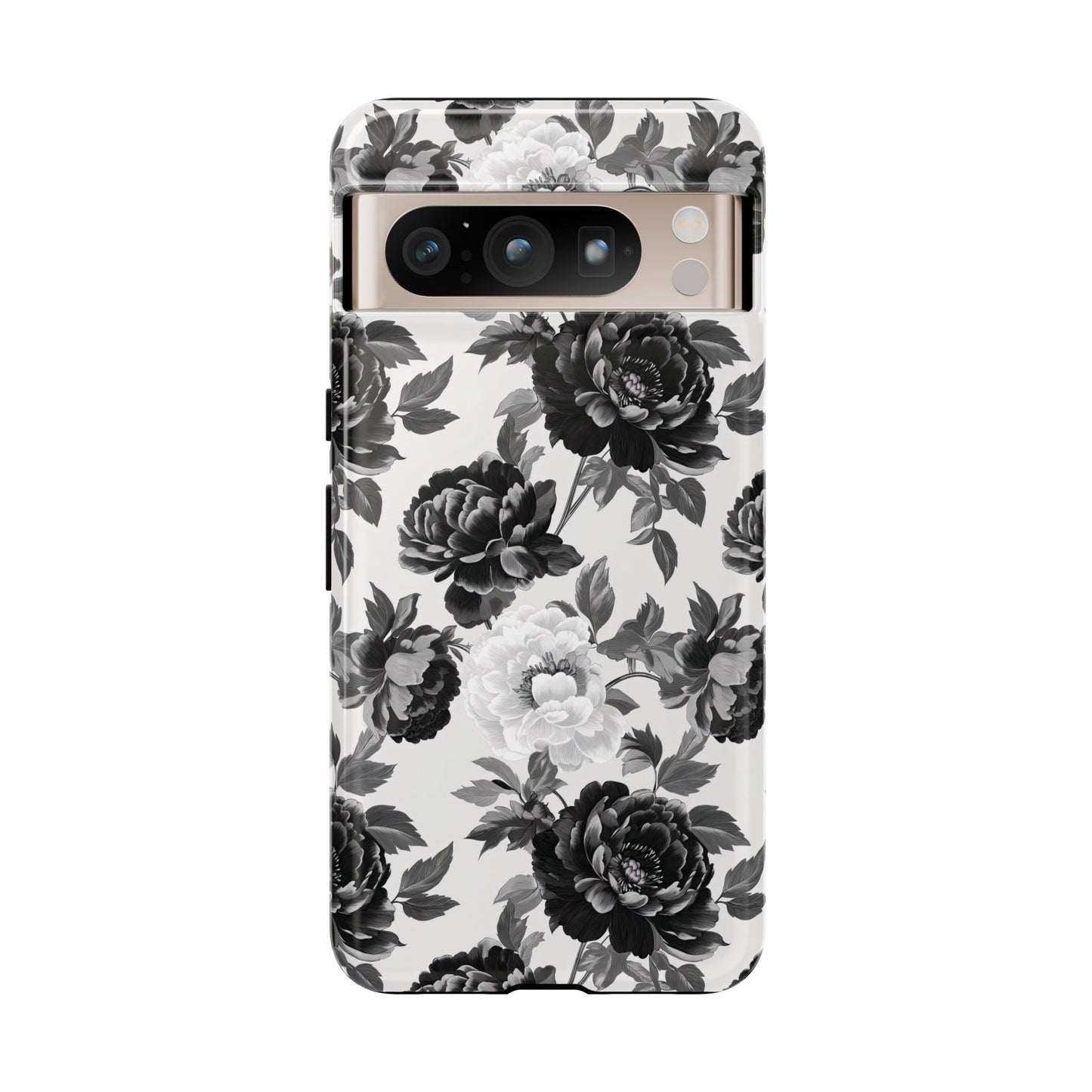 Grey Blossoms Phone Case