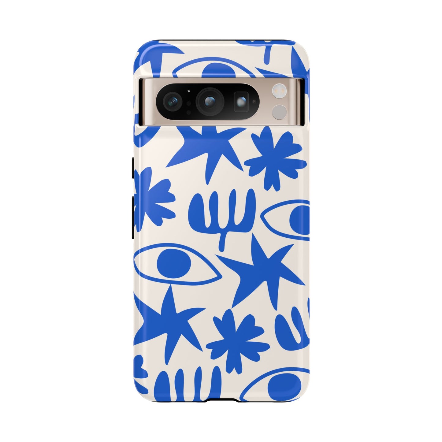 Eye Catcher Blue Phone Case