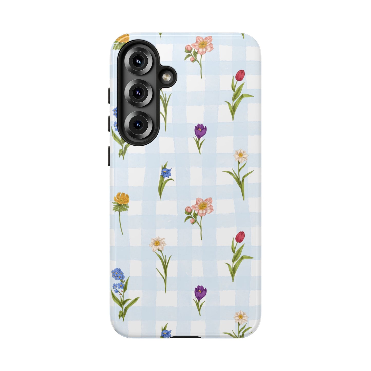 Flower Season | Gingham Floral Phone Case