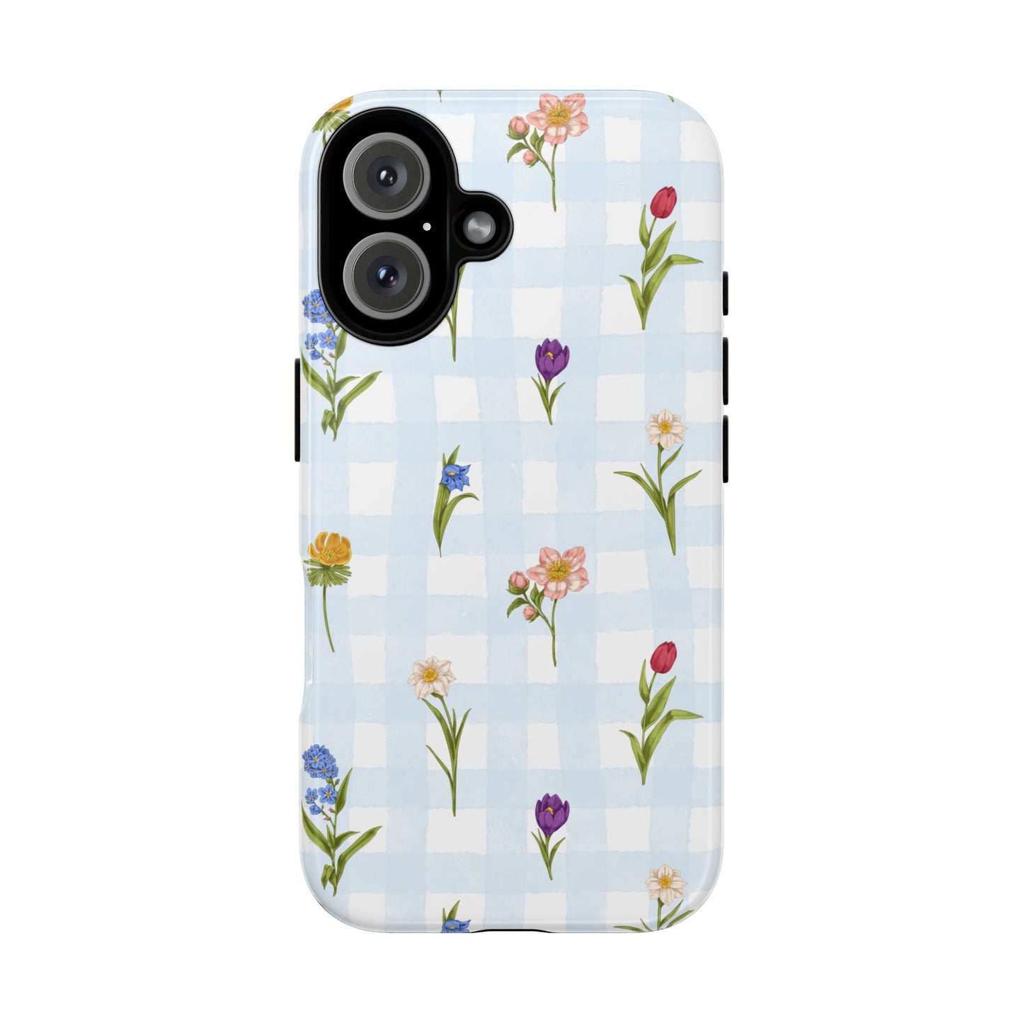 Flower Season | Gingham Floral Phone Case