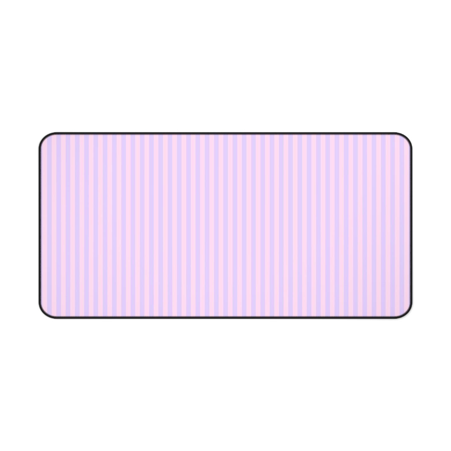 Cotton Candy Striped Desk Mat