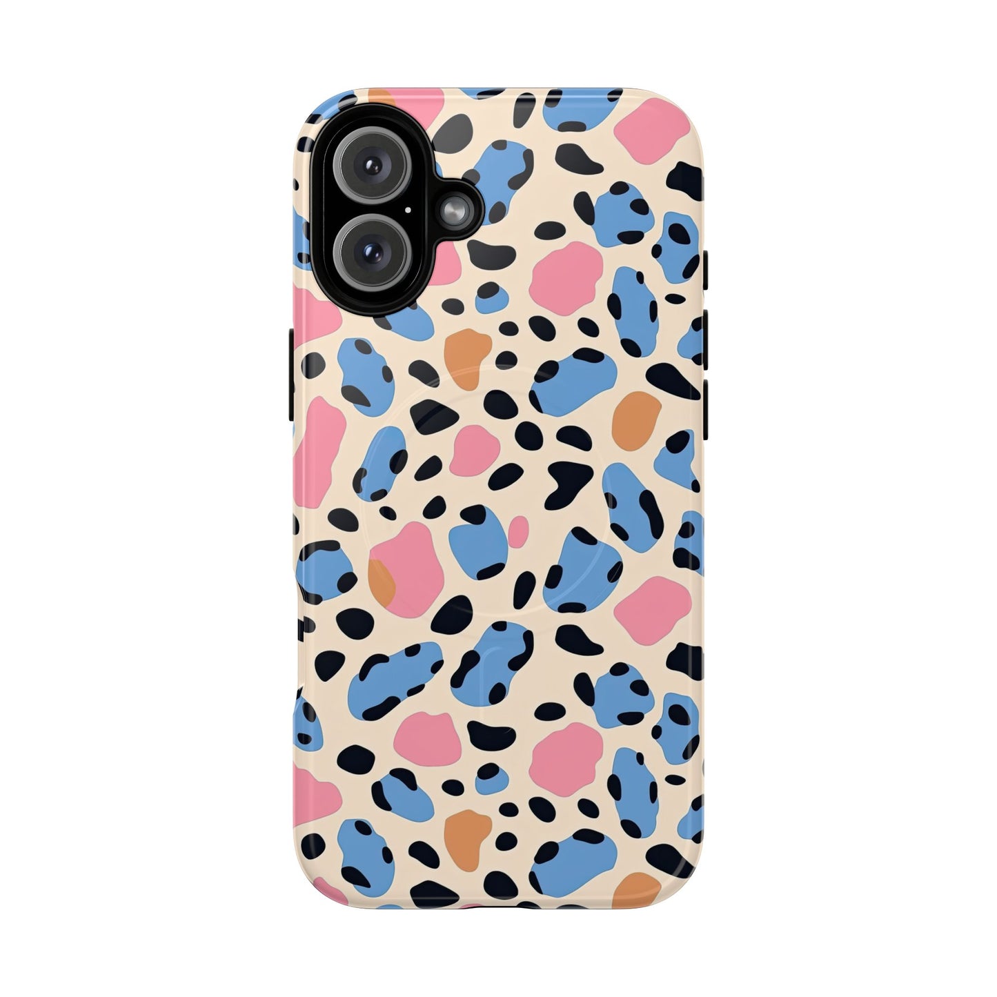 Terrazzo Leopard MagSafe Phone Case