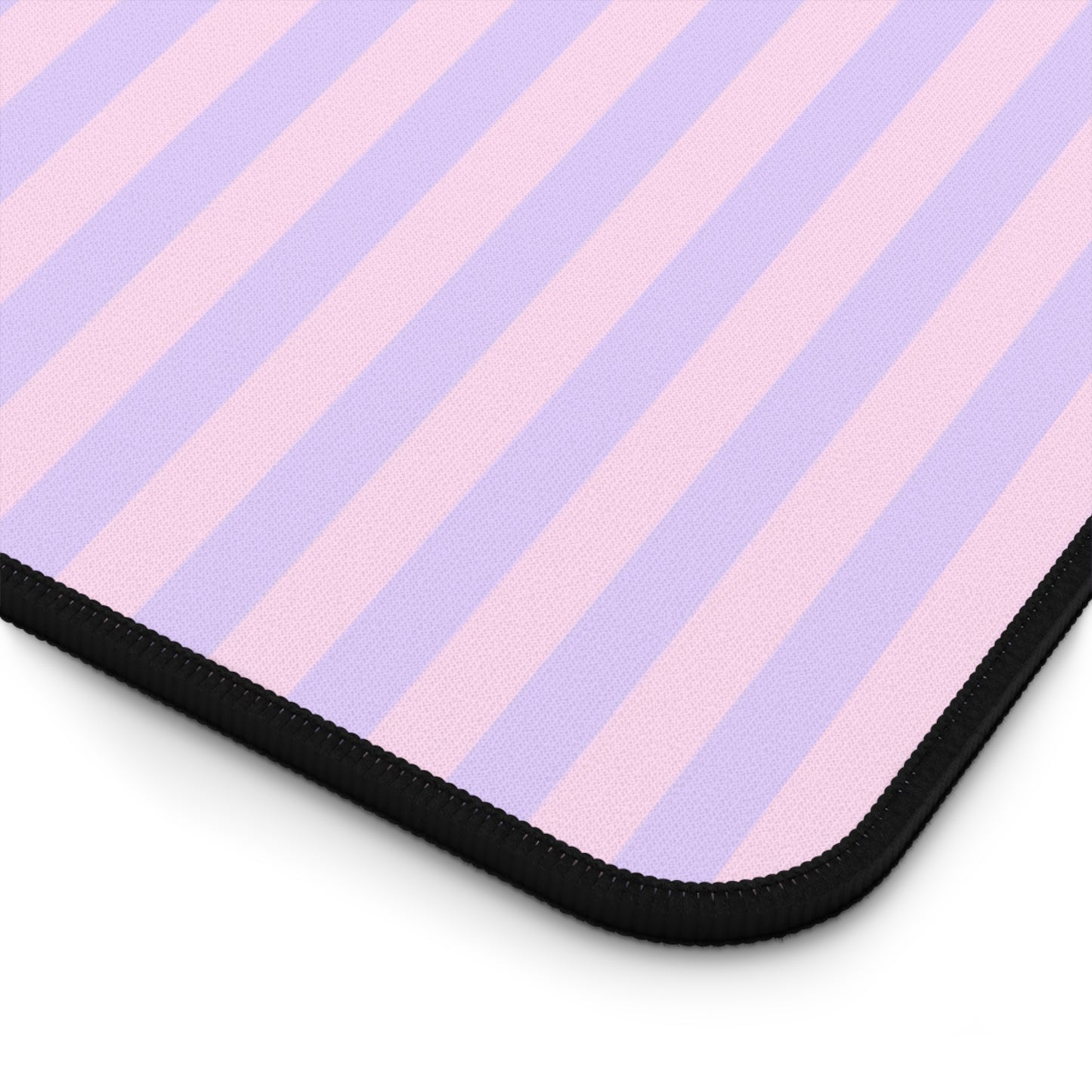 Cotton Candy Striped Desk Mat