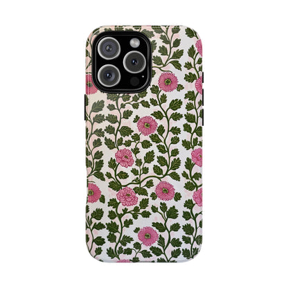 Floral Block Print Phone Case