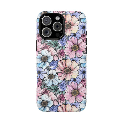 Flower Focused | Pastel Floral Phone Case