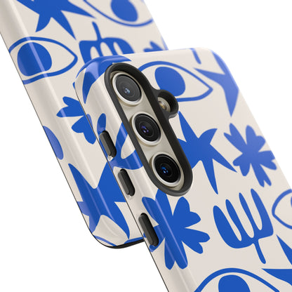 Eye Catcher Blue Phone Case