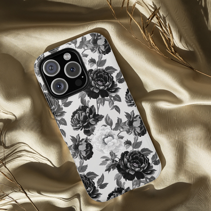 Grey Blossoms Phone Case