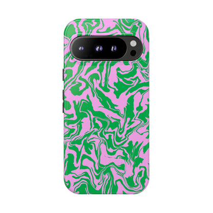 Dream Current | Pink and Green Swirl Phone Case