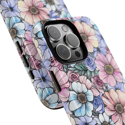 Flower Focused | Pastel Floral Phone Case