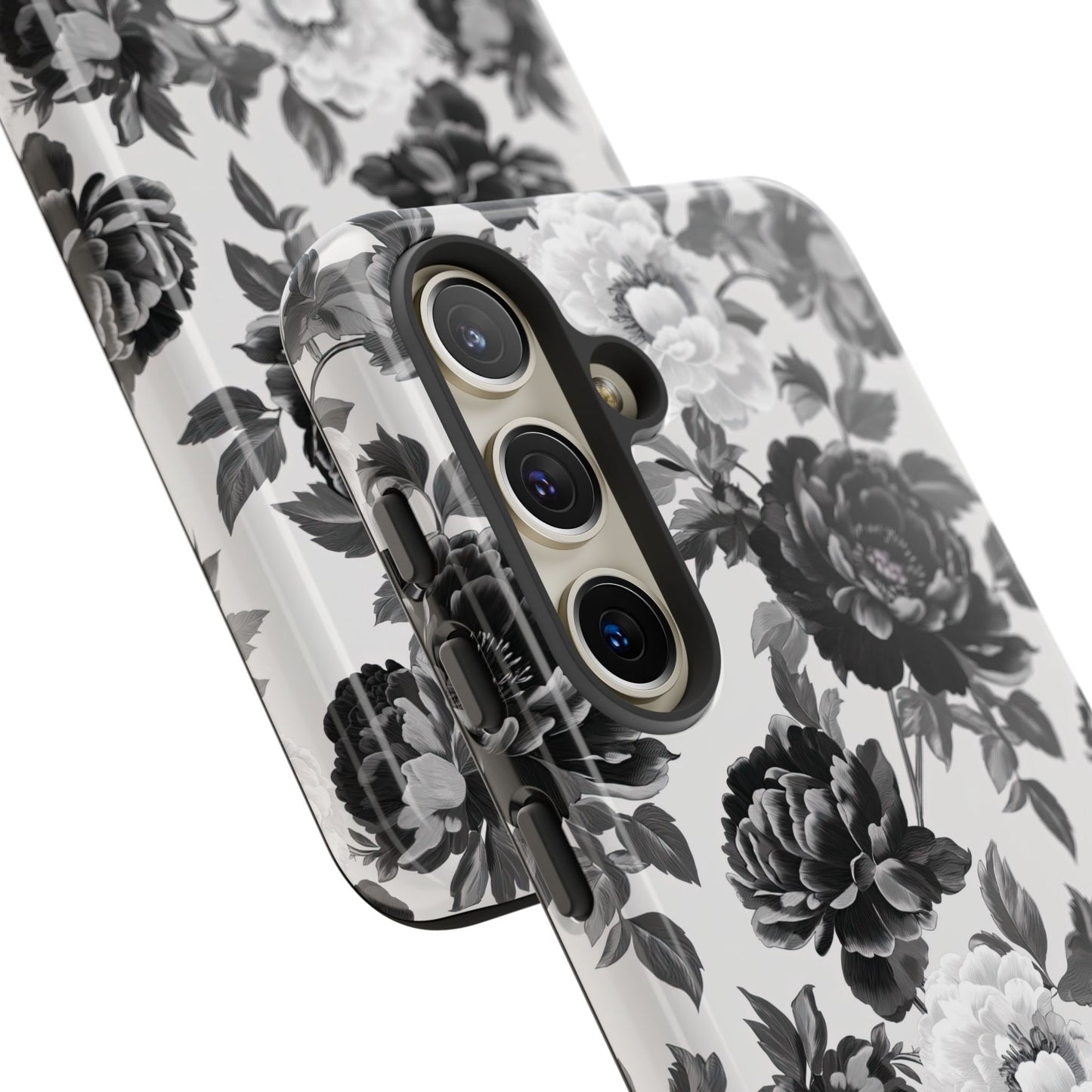 Grey Blossoms Phone Case