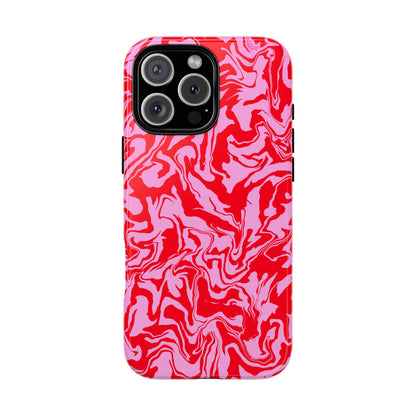 Dream Current | Pink and Red Swirl Phone Case