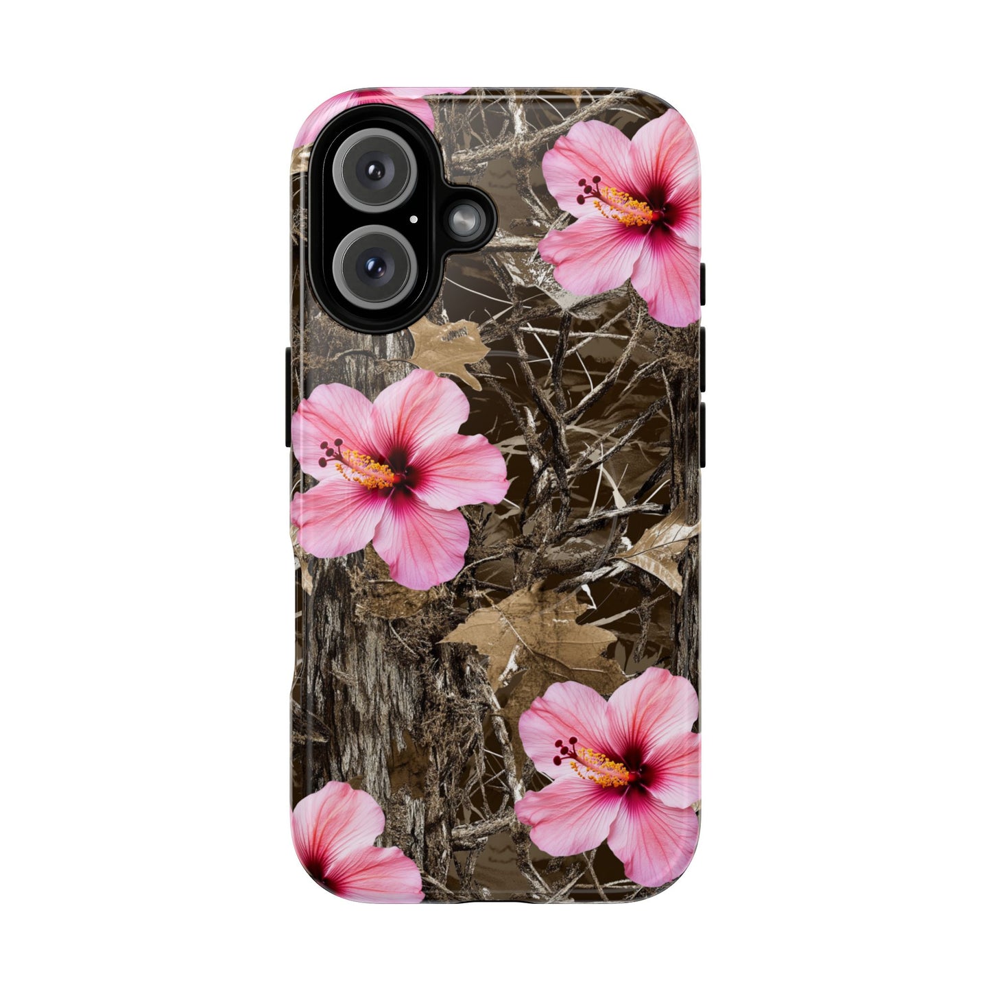 Hibiscus Camo MagSafe iPhone Case