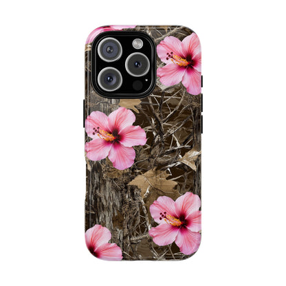 Hibiscus Camo MagSafe iPhone Case