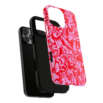 Dream Current | Pink and Red Swirl Phone Case