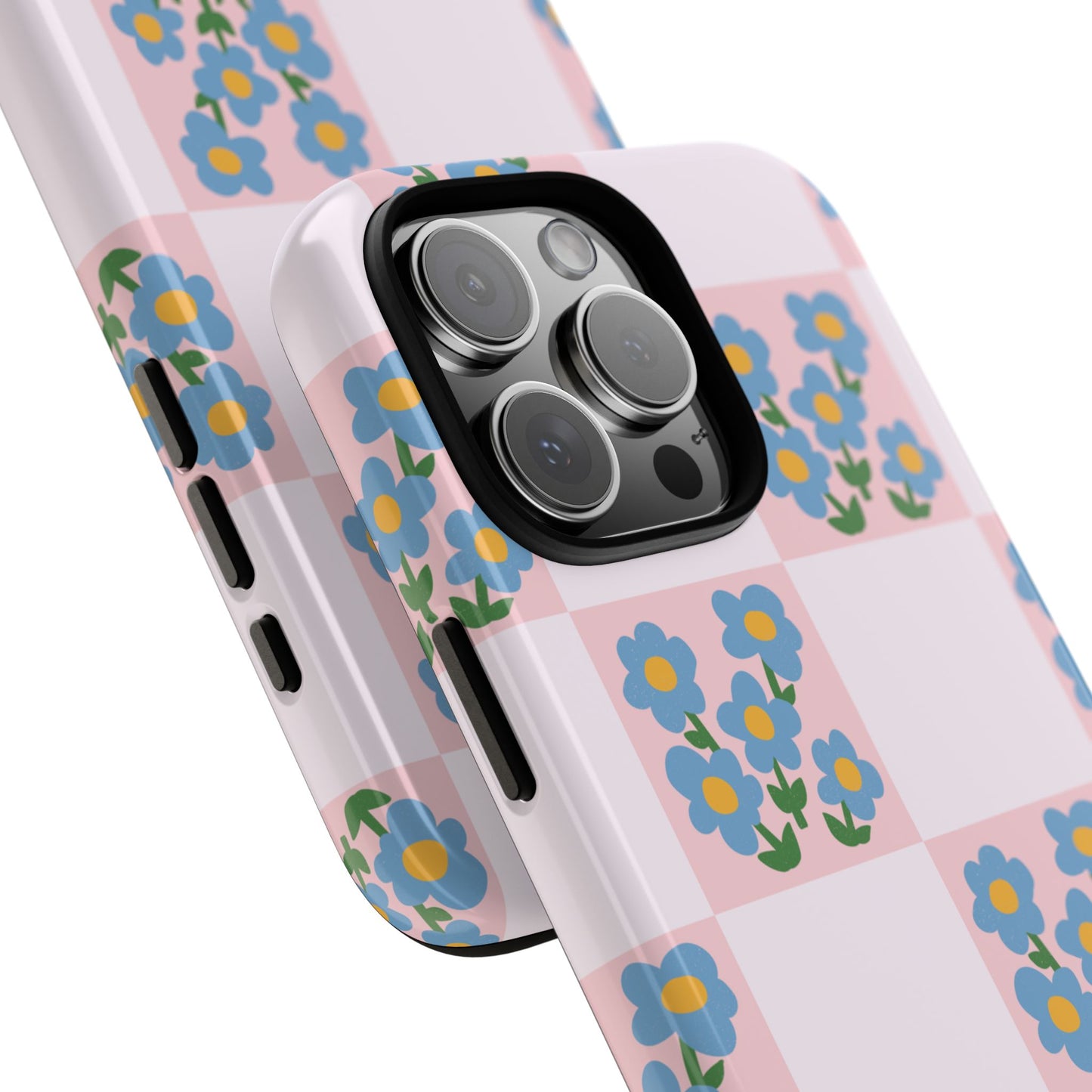 Garden Squares | Checkered Floral Phone Case