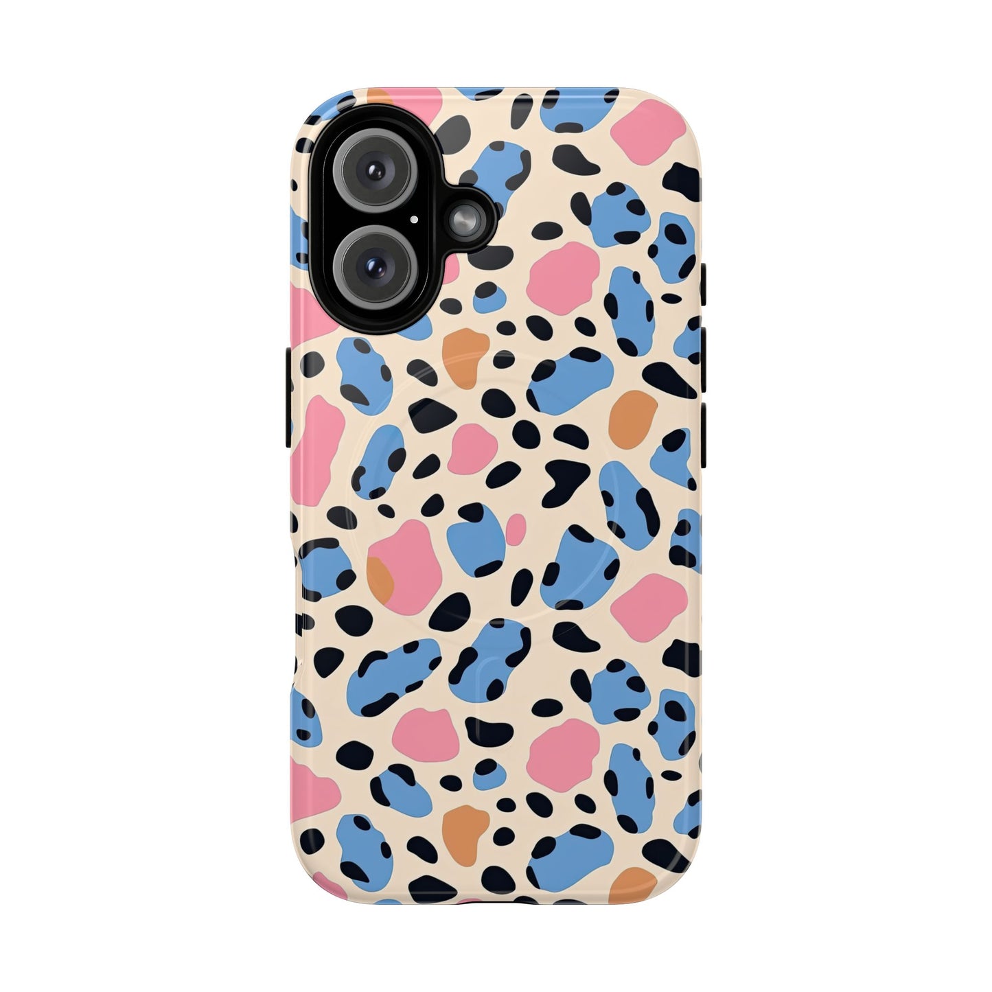 Terrazzo Leopard MagSafe Phone Case