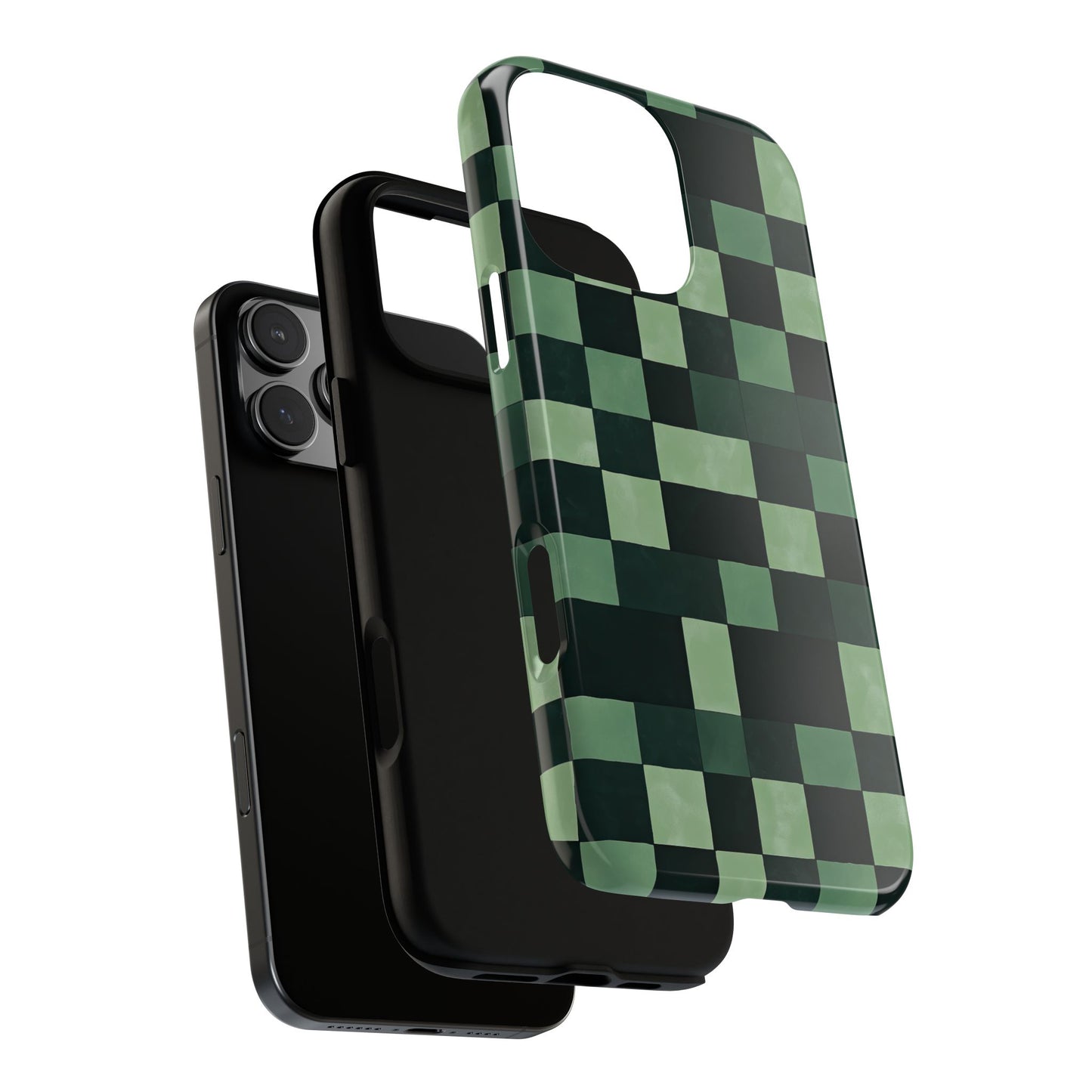 Emerald Grid Phone Case