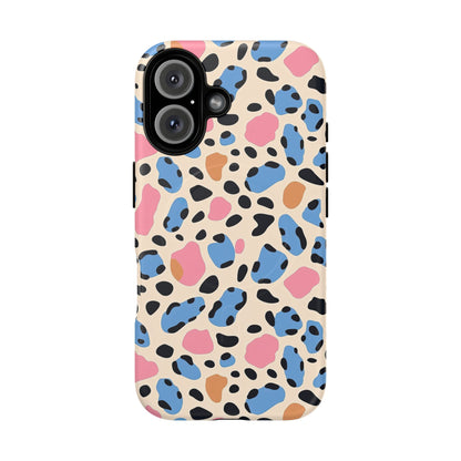 Terrazzo Leopard MagSafe Phone Case