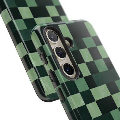 Emerald Grid Phone Case