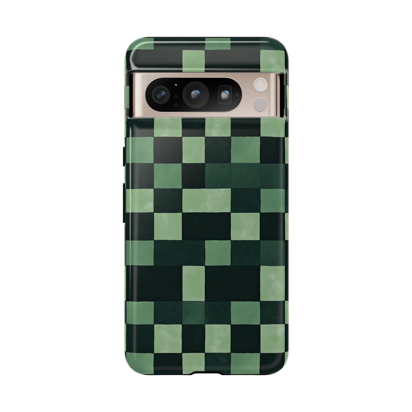 Emerald Grid Phone Case