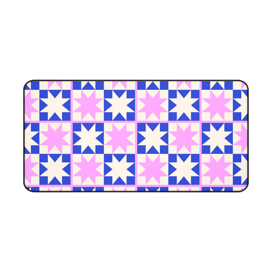 Quilted Print Desk Mat