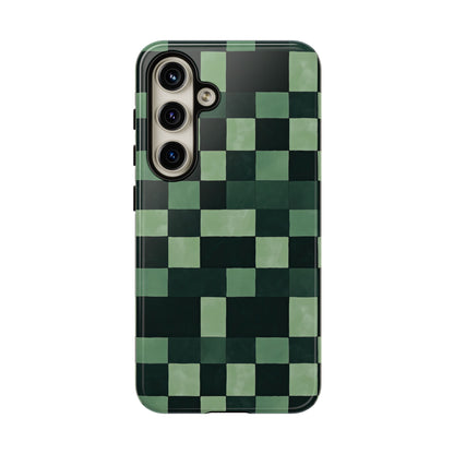 Emerald Grid Phone Case